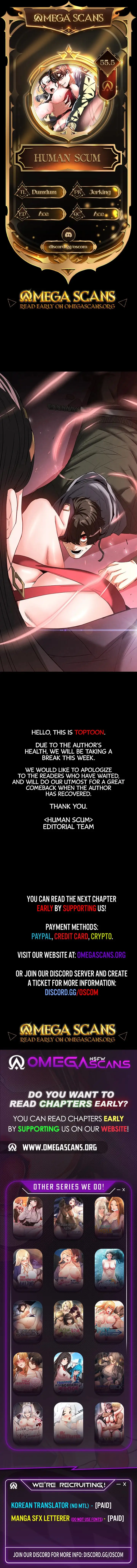 Human Scum chapter 55.5, page 1