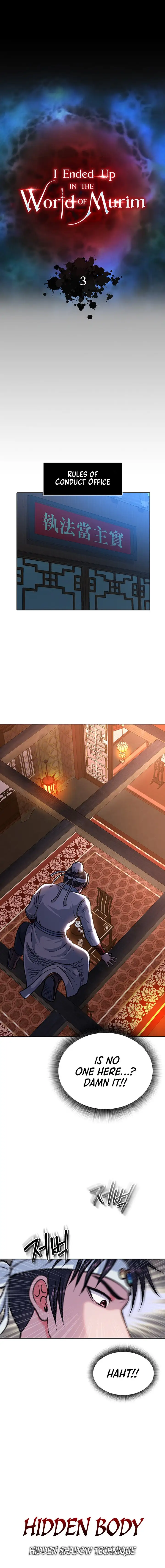 I Ended Up in the World of Murim chapter 3, page 12