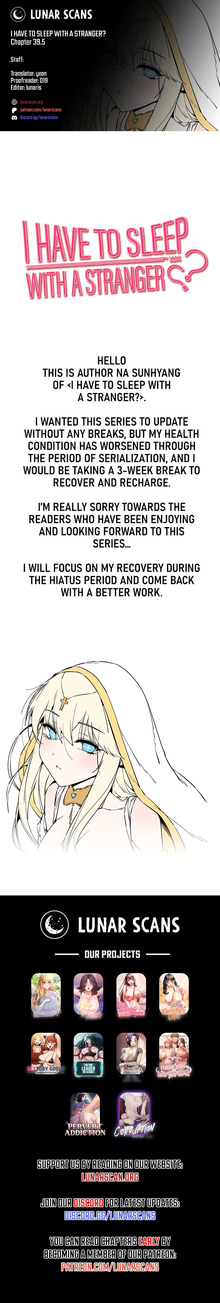 I Have To Sleep With A Stranger? chapter 39.5, page 1