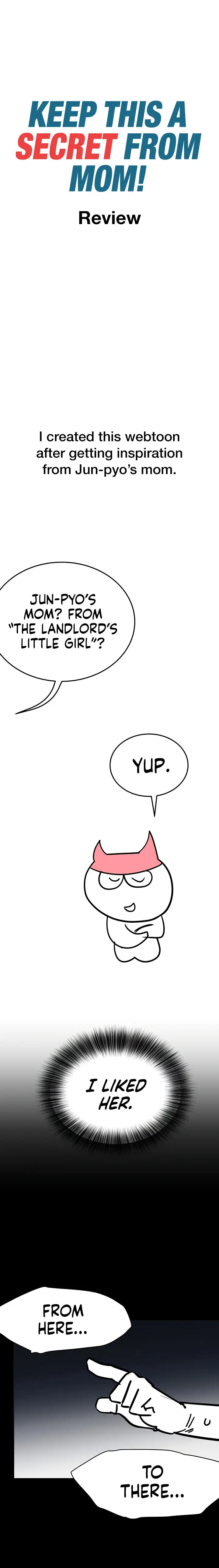 Keep it a secret from your mother! chapter 100.5, page 1