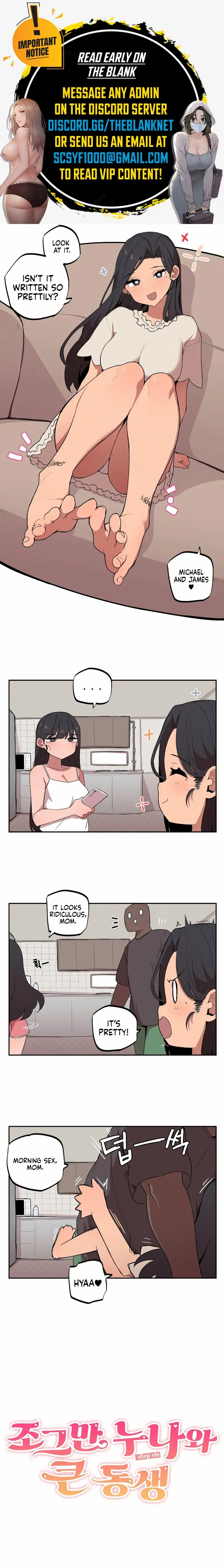 Noona and her BIG little Bro chapter 7, page 1