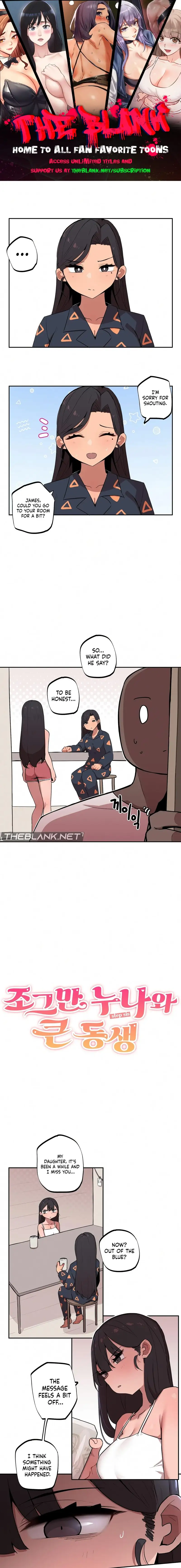 Noona and her BIG little Bro chapter 8, page 1