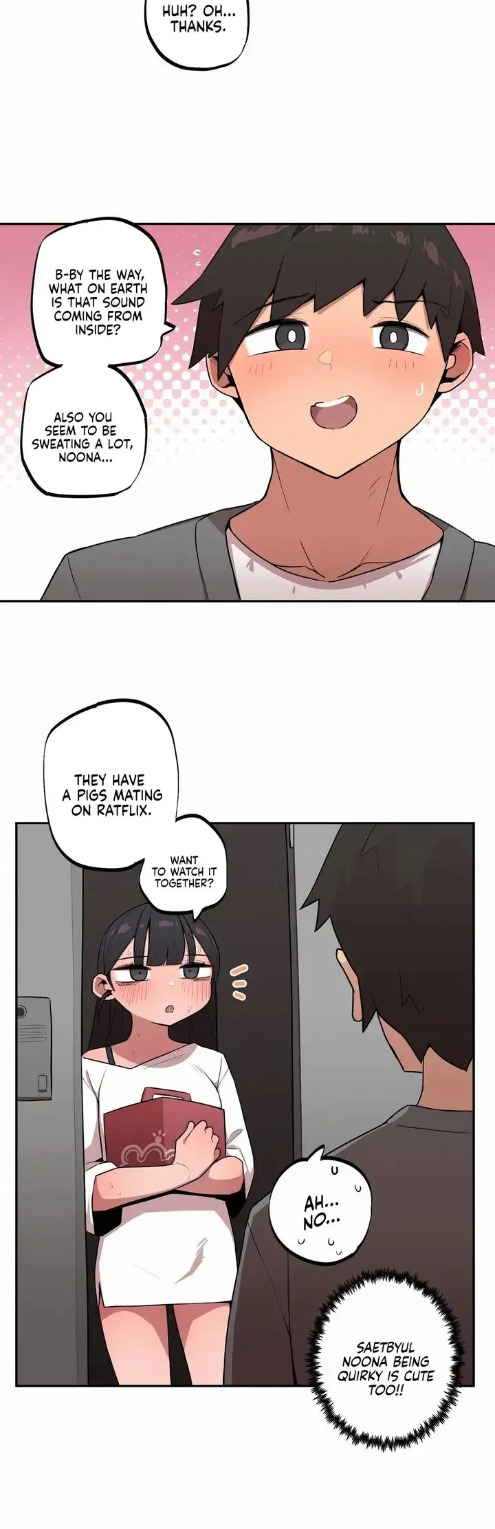 Noona and her BIG little Bro chapter 27, page 17