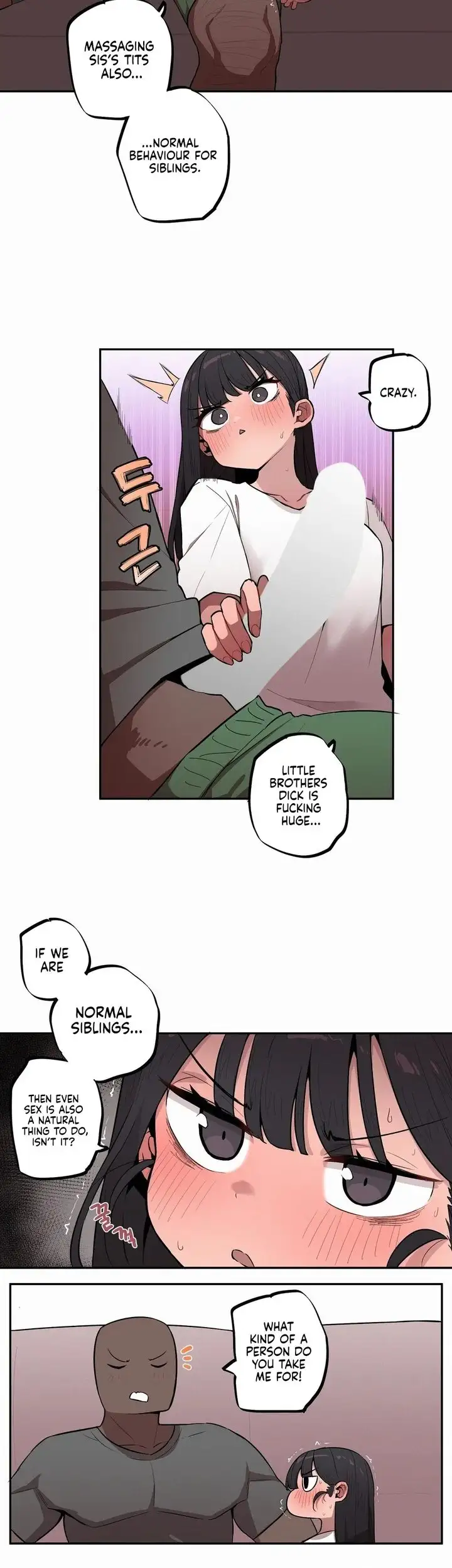 Noona and her BIG little Bro chapter 32, page 7