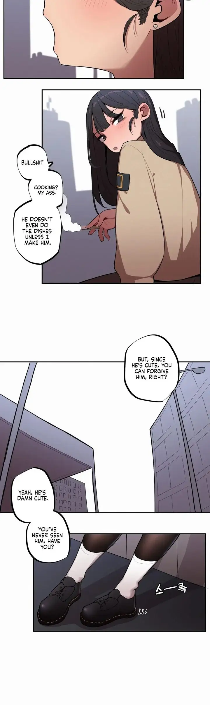 Noona and her BIG little Bro chapter 32, page 16