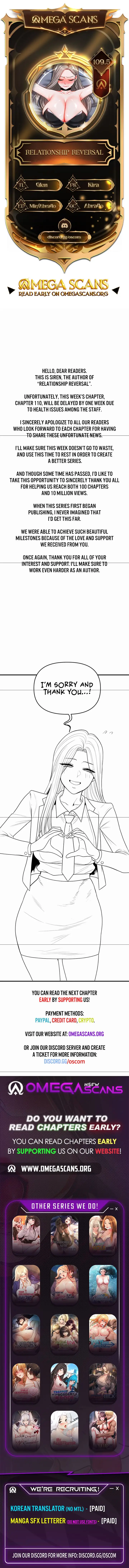 Relationship Reversal chapter 109.5, page 1