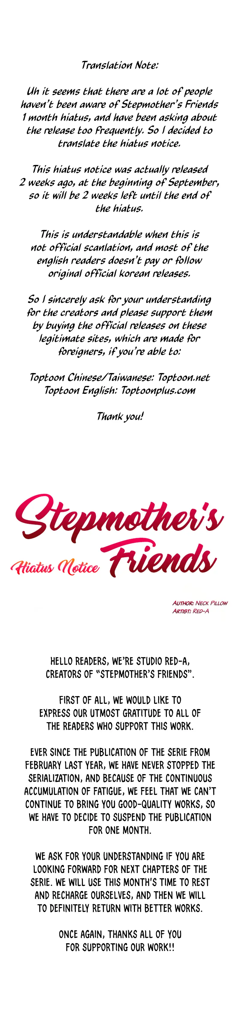 Stepmother Friends chapter 84.5, page 1