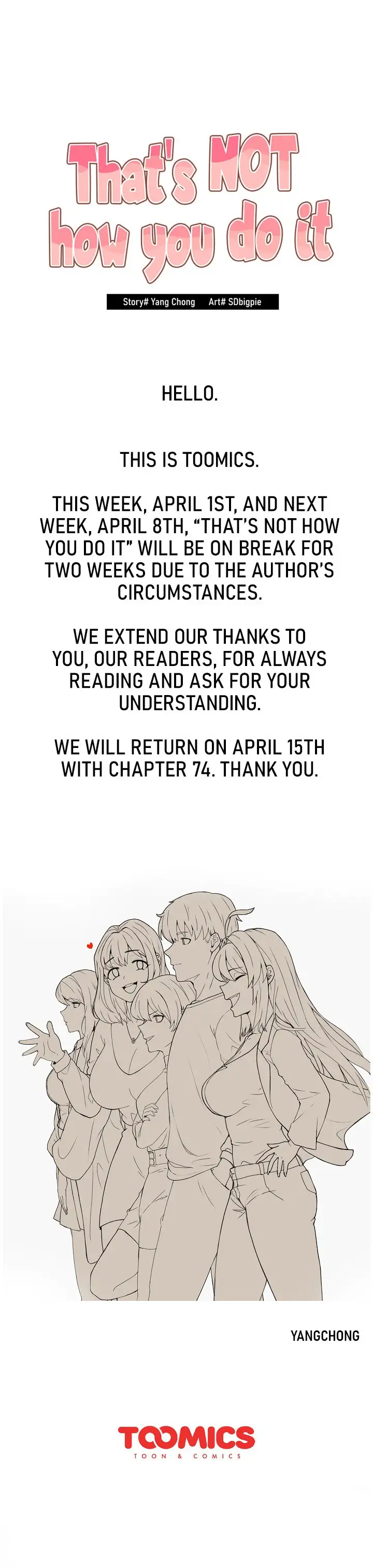 That’s Not How You Do It chapter 73.5, page 1