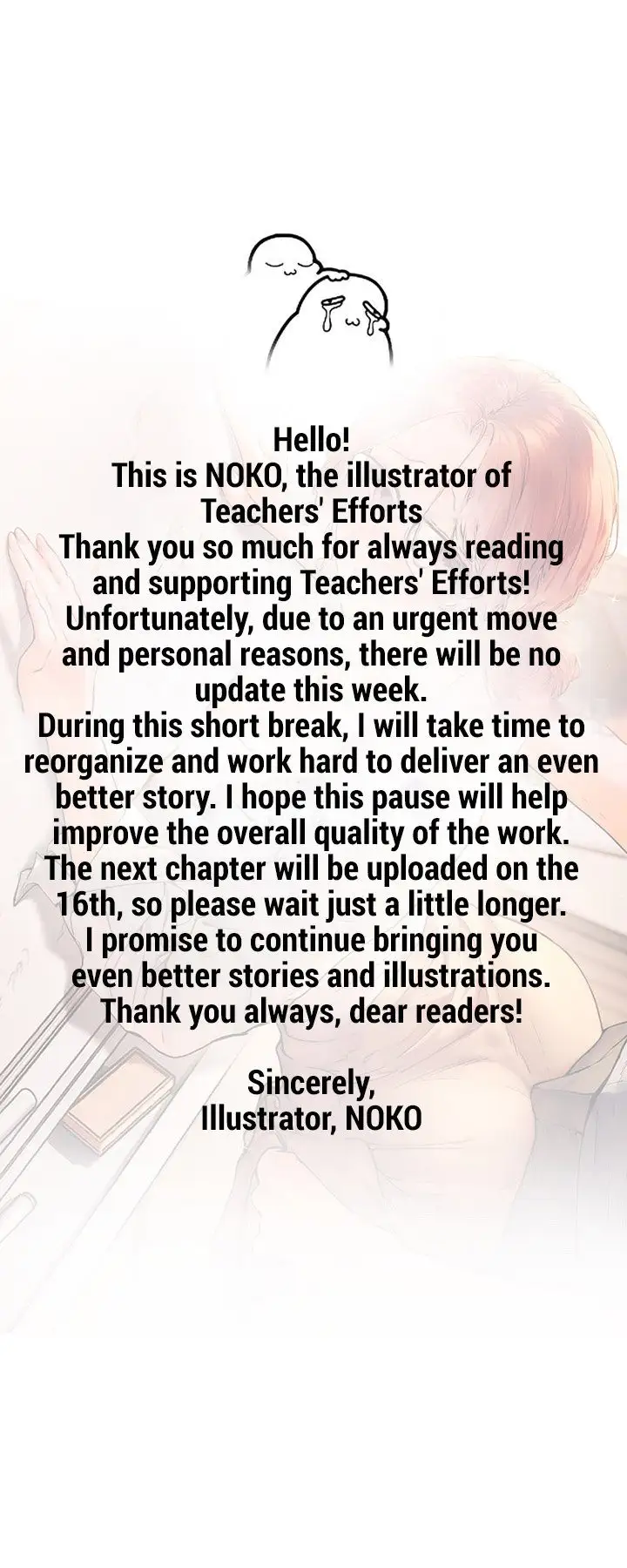 The Teachers’ Efforts chapter 24.5, page 2